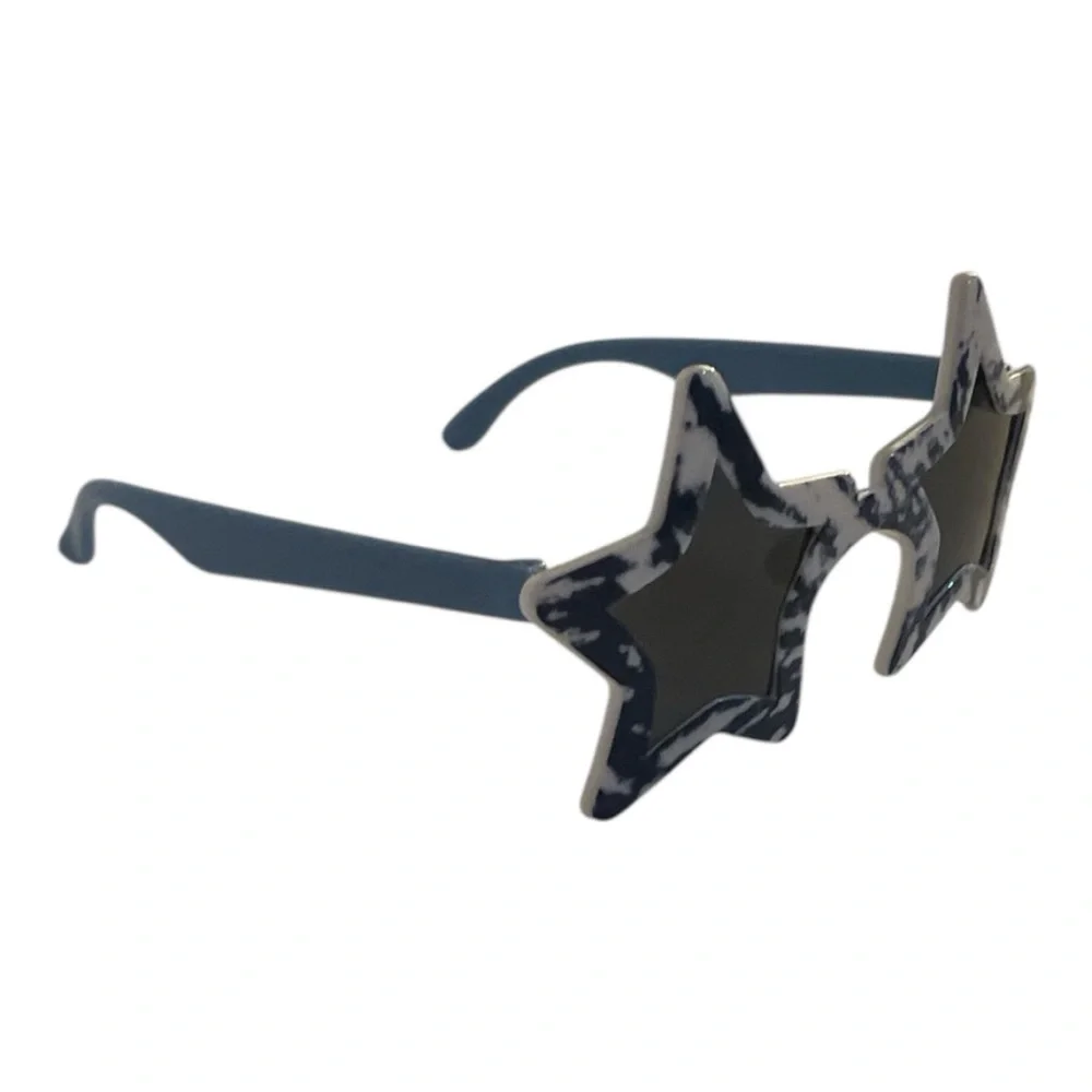 Kids 3 pairs of sunglasses (patriotic, polarized, white change color with sun)